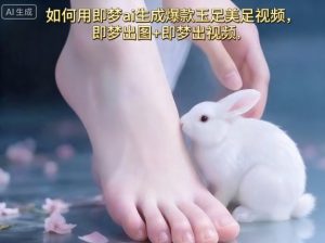 如何用即梦ai生成爆款玉足美足视频，即梦出图+即梦出视频，快速涨粉-水滴知识网