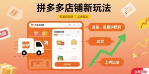 拼多多店铺新玩法,代发供应链上拼玩法-水滴知识网