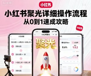 小红书聚光详细操作流程，小红书聚光从0到1速成攻略-水滴知识网