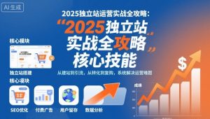 2025独立站运营实战全攻略,一站式掌握独立站运营核心技能-水滴知识网