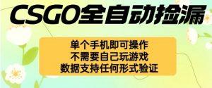 自动挂G捡漏,不用自己挂G不用玩游戏,一个手机即可操作,新手小白轻松月入1W+【揭秘】-水滴知识网