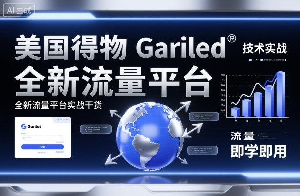 美国得物Gariled技术实战,全新流量平台实战干货,即学即用-水滴知识网