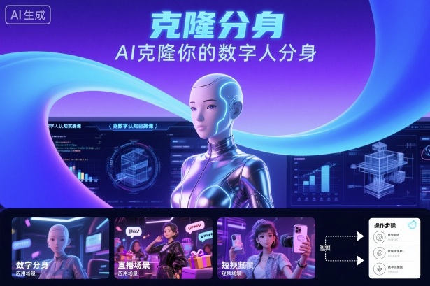 AI数字人认知实操课，克隆你的数字人分身-水滴知识网