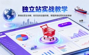 独立站实战教学，跨境经营全攻略，助您告别流量依赖，掌握跨境经营的终极奥-水滴知识网