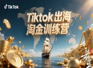 Tiktok出海淘金训练营，跨境电商TK实战变现-水滴知识网