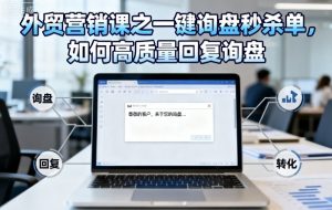 外贸营销课之一键询盘秒杀单，如何高质量回复询盘-水滴知识网