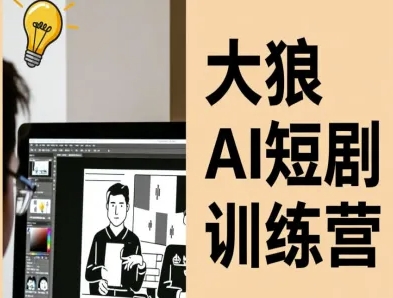 大狼AI短剧训练营-短剧课程（更新中）-水滴知识网