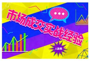 市场成交实战经验,从认知觉醒到实操落地,快速掌握市场开拓与成交核心能力-水滴知识网