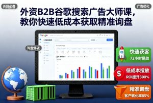 外资B2B谷歌搜索广告大师课,教你快速低成本获取精准询盘-水滴知识网