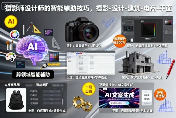 摄影师设计师的智能辅助技巧，摄影-设计-建筑-电商-平面-水滴知识网