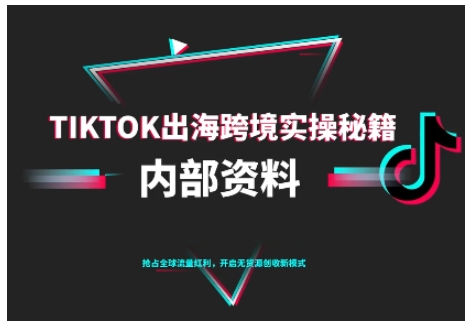 TikTok跨境电商0-1搭建运营，TK出海跨境实操秘籍（10月更新）-水滴知识网