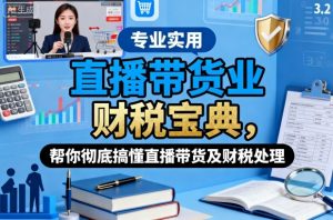 直播带货业财税宝典,帮你彻底搞懂直播带货及财税处理-水滴知识网
