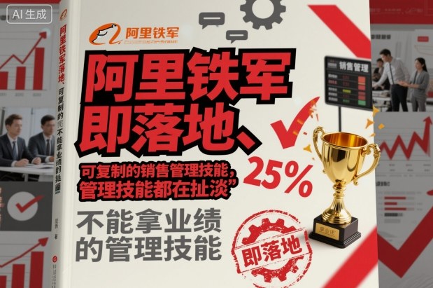 阿里铁军即落地、可复制的销售管理技能,不能拿业绩的管理技能都在扯淡-水滴知识网