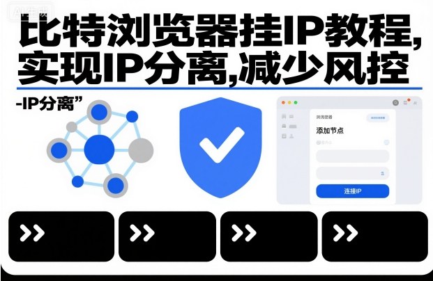 比特浏览器挂IP教程，实现IP分离，减少风控-水滴知识网