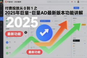付费投放从0到1之2025年巨量AD最新版本功能讲解-水滴知识网