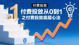付费投放从0到1之付费投放底层心法-水滴知识网