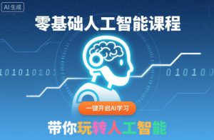 零基础人工智能课程，一键开启AI学习，带你玩转人工智能-水滴知识网
