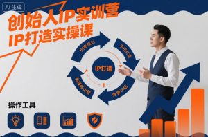 创始人IP实训营，IP打造实操课-水滴知识网