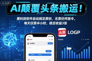 AI颠覆头条搬运！黑科技软件自动搞定原创，无需任何指令。每天仅需半小时，稳定收益3张【揭秘】-水滴知识网