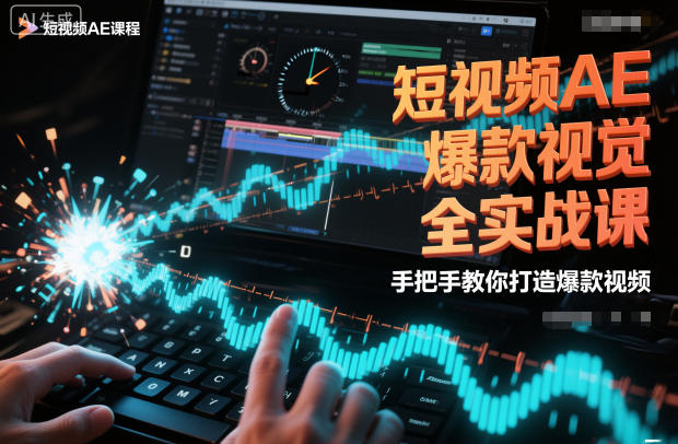 短视频AE爆款视觉全实战课,手把手教你打造爆款视频-水滴知识网