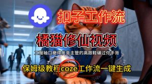 Coze扣子工作流一键生成橘猫修仙视频,保姆级搭建教程-水滴知识网