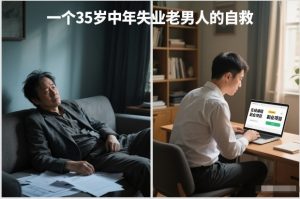 付费文章:一个35岁中年失业老男人的自救-水滴知识网