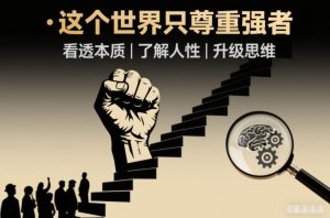 开悟1.0:这个世界只尊重强者,看透本质-了解人性-升级思维-水滴知识网
