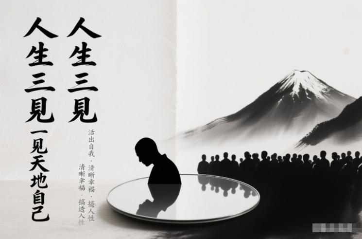 人生三见一见天地见众生见自己,活出自我拥有清晰幸福人生,搞透人性-水滴知识网