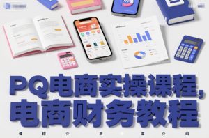 PQ电商实操课程,电商财务教程-水滴知识网
