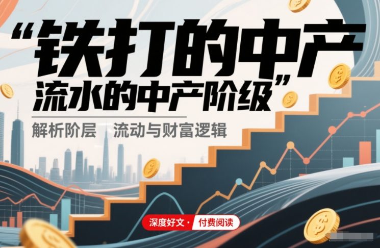 付费文章：铁打的中产，流水的中产阶级-水滴知识网