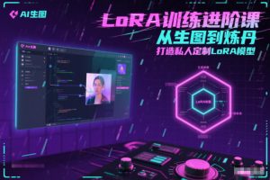 LoRA训练进阶课,从生图到炼丹,打造私人定制LoRA模型-水滴知识网