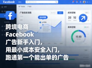 跨境电商Facebook广告新手入门,用最小成本安全入门,跑通第一个能出单的广告-水滴知识网
