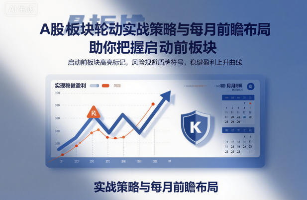 A股板块轮动实战策略与每月前瞻布局,助你把握启动前板块,规避风险,实现稳健盈利-水滴知识网