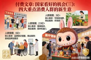 付费文章:国家看好的机会(三):四大重点消 费人群的新生意-水滴知识网