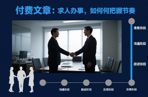 付费文章:求人办事,如何把握节奏-水滴知识网