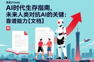 AI时代生存指南，未来人类对抗AI的关键：靠谱能力【文档】-水滴知识网