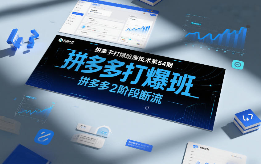 拼多多打爆班原创技术第54期,拼多多2阶段断流-水滴知识网