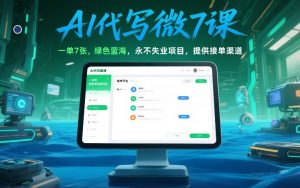 AI代写微课，一单7张，绿色蓝海，永不失业项目，提供接单渠道！-水滴知识网
