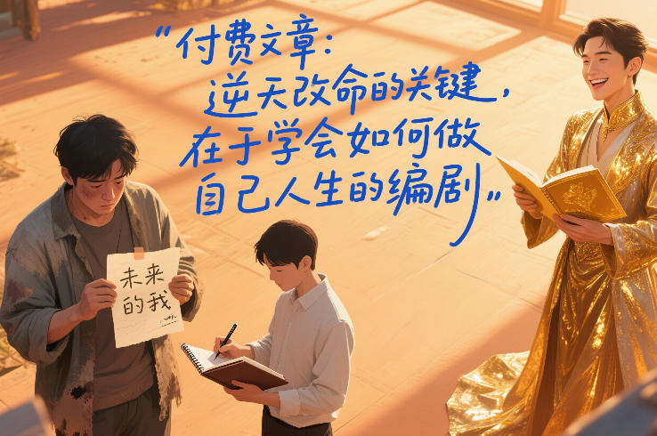 付费文章:逆天改命的关键,在于学会如何做自己人生的编剧-水滴知识网