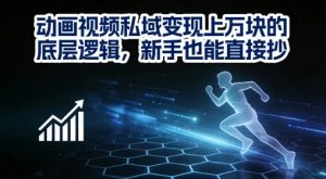 动画视频私域变现上W的底层逻辑，新手也能直接抄-水滴知识网