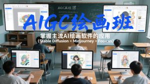 AIGC绘画班,掌握主流Ai绘画软件的应用(Stable Diffusion x Midjourney x Fooocus)-水滴知识网