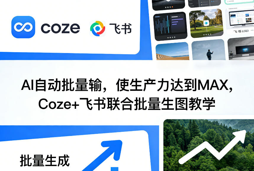 AI自动批量输,使生产力达到MAX,Coze+飞书联合批量生图教学-水滴知识网
