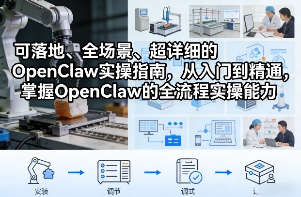 可落地、全场景、超详细的OpenClaw实操指南，从入门到精通，掌握OpenClaw的全流程实操能力-水滴知识网