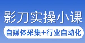 3天攻克影刀RPA:自媒体数据采集+行业自动化全流程-水滴知识网