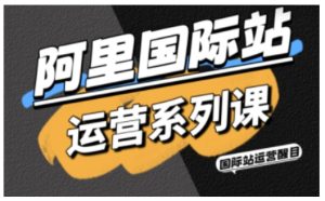阿里国际站运营系列课,涵盖精准引流、直通车与全站推实战SOP,搭配AI效率工具包与高阶增长玩法(更新)-水滴知识网