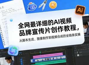 全网最详细的AI视频品牌宣传片创作教程，从脚本生成、图像制作到视频合成的全链条实操-水滴知识网