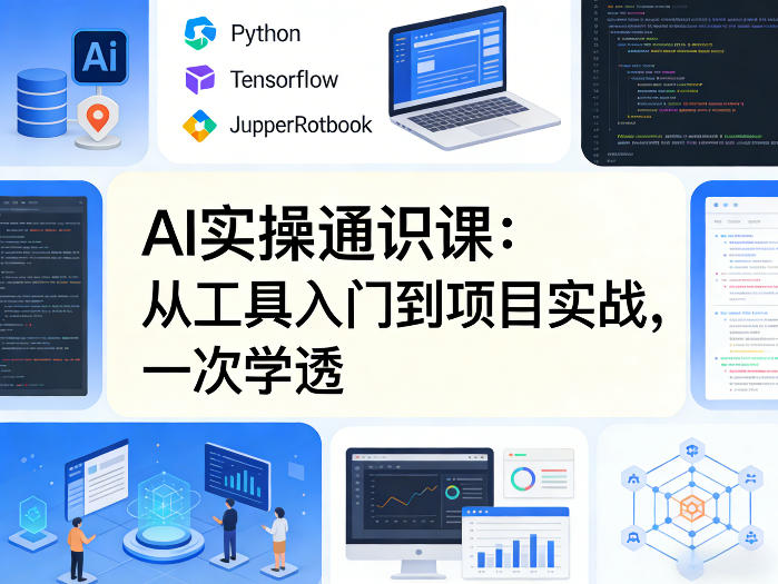 AI实操通识课，从工具入门到项目实战，一次学透-水滴知识网