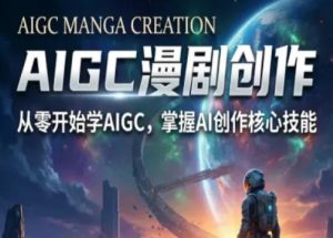 AIGC精品漫剧创作全流程解析,S级漫剧教学,从零开始学AIGC漫剧创作-水滴知识网