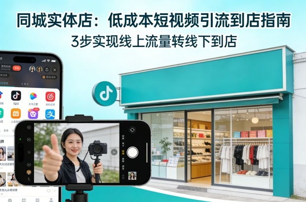 同城实体店,如何低成本把客户从短视频带到线下门店-水滴知识网