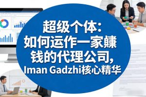 超级个体：如何运作一家賺钱的代理公司，Iman Gadzhi核心精华（双语字幕）-水滴知识网